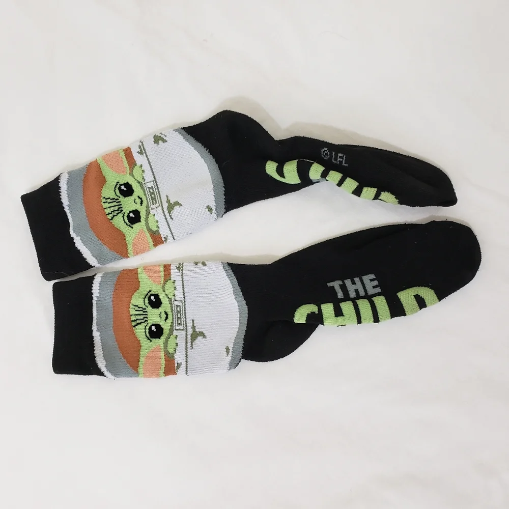 Star Wars Grogu The Child Novelty Dress Socks OSFM Mens Unisex NWOT